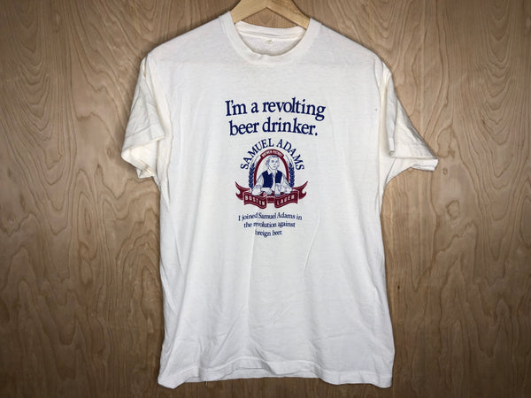 1980’s Samuel Adams “I’m a Revolting Beer Drinker” - XL