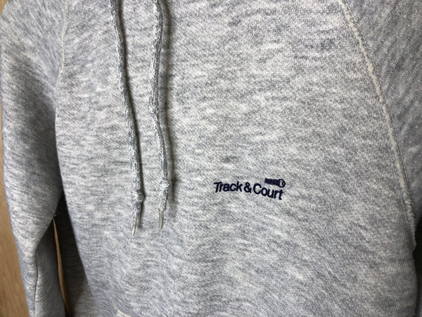 1980’s Track & Court Hoodie “Soft Grey” - Small