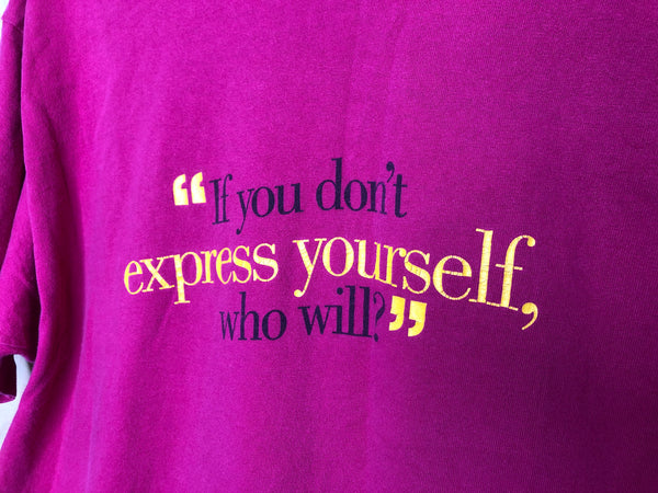 1990’s Virginia Slims “If You Don’t Express Yourself” - XL