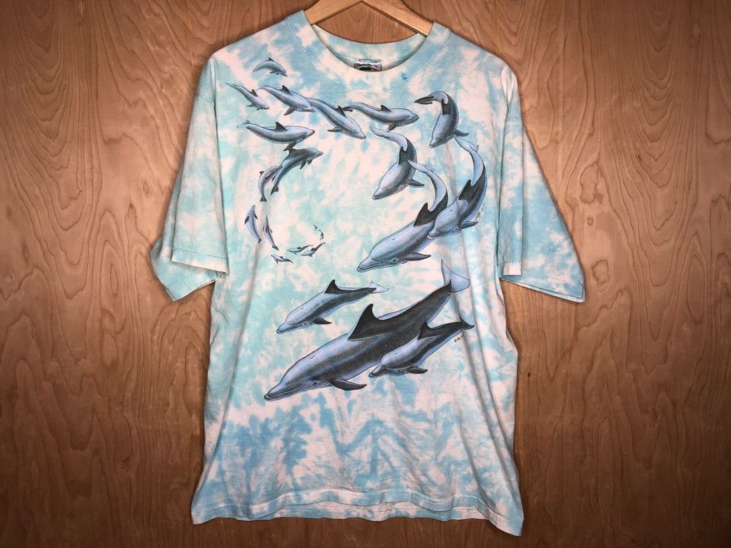 1994 Liquid Blue Dolphins Tie Dye - Large