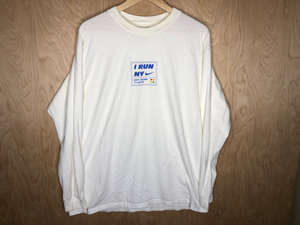 2000 Nike NYC Marathon “I Run NY” Long Sleeve - Large