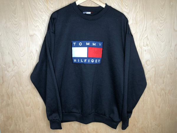 1990’s Tommy Hilfiger Bootleg “Flag” Crewneck - XL